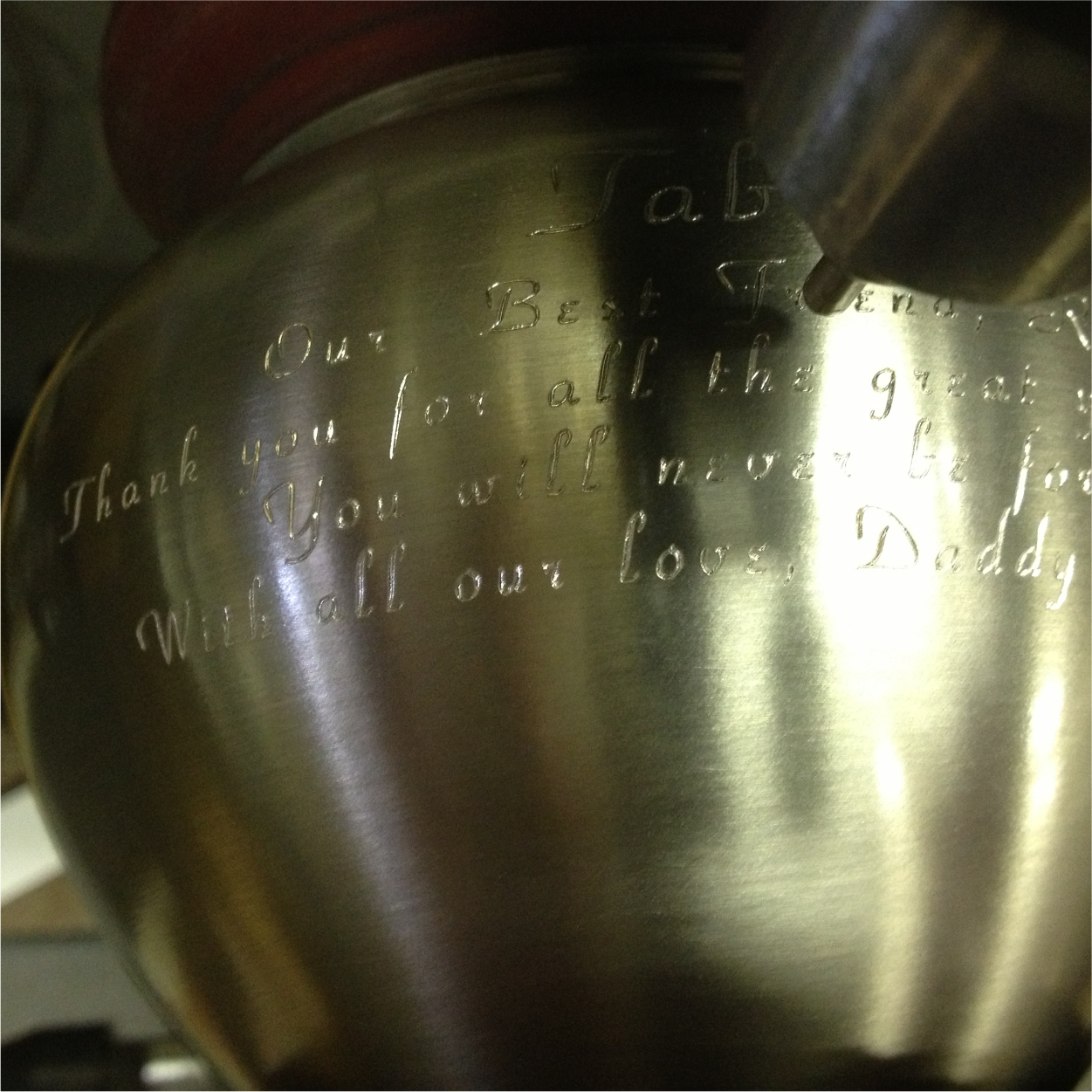 Cylindrical Engraving